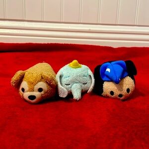 Disney Tsum Tsum plush lot of 3 (Sorcerer Mickey, Dumbo, Duffy)